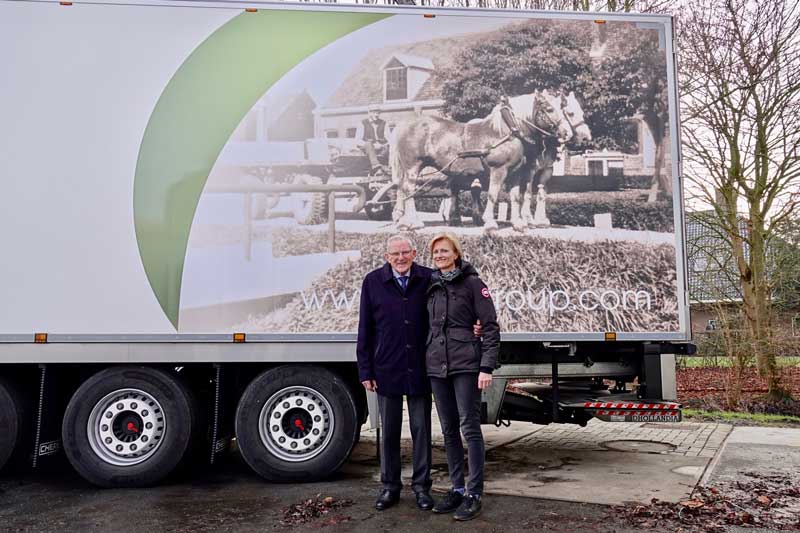 frigo group oprichter hein van elderen met dochter margreet van elderen